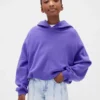 Çocuk Vintagesoft Oversized Kabarık Kapüşonlu Sweatshirt
