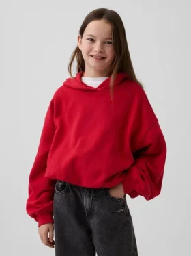 Çocuk Vintagesoft Oversized Kabarık Kapüşonlu Sweatshirt