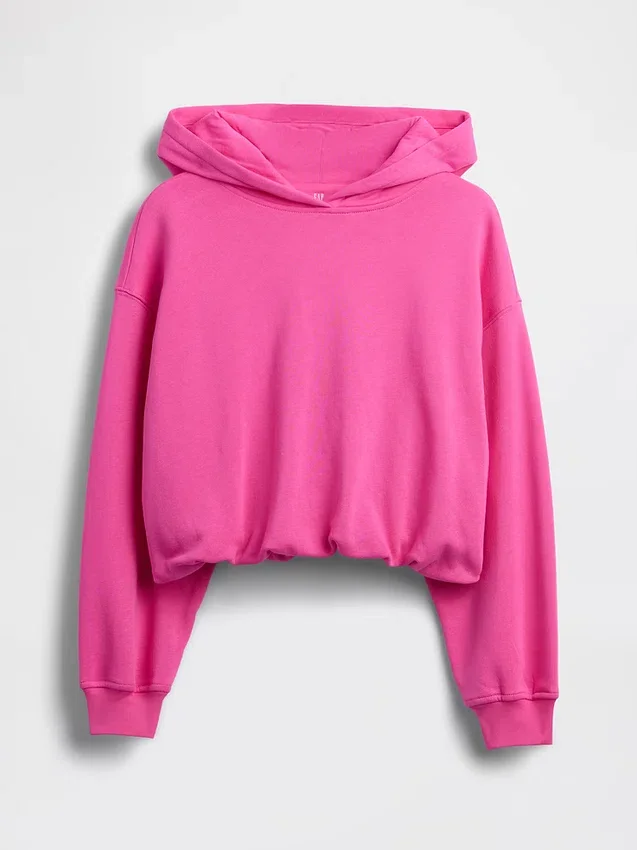 Çocuk Vintagesoft Oversized Kabarık Kapüşonlu Sweatshirt