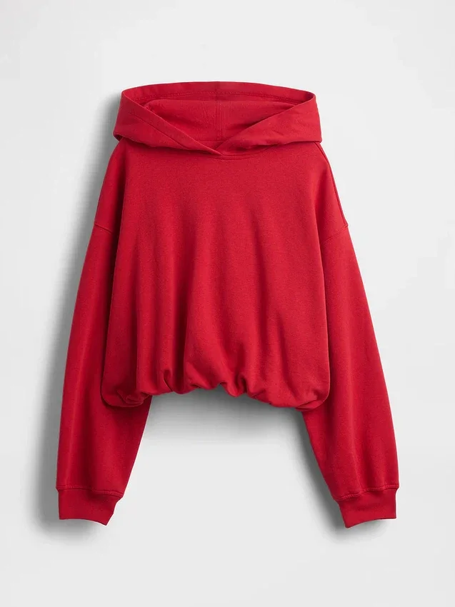Çocuk Vintagesoft Oversized Kabarık Kapüşonlu Sweatshirt
