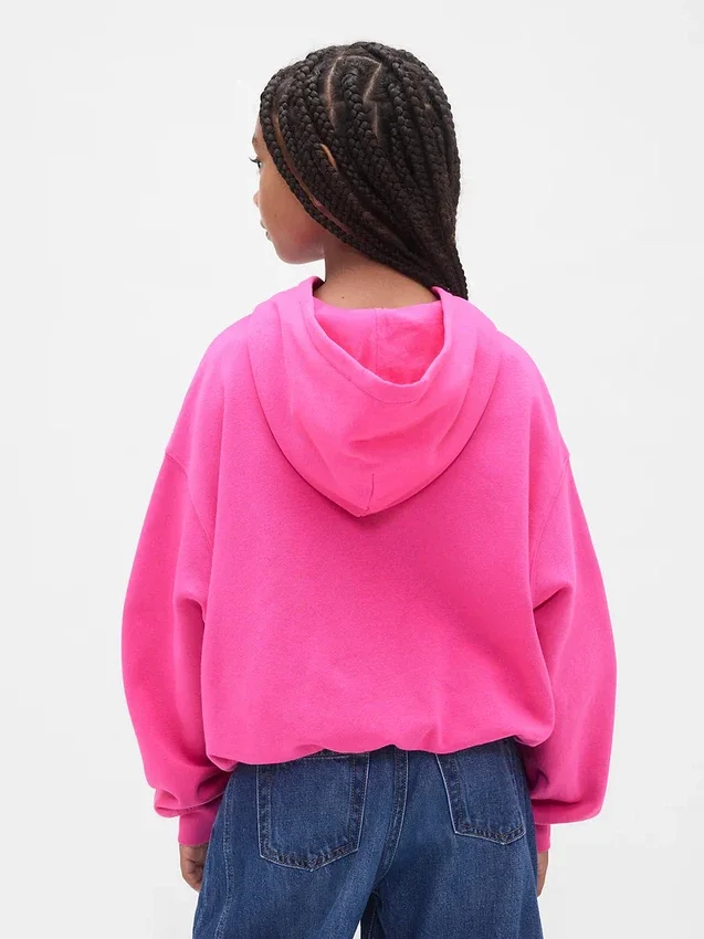 Çocuk Vintagesoft Oversized Kabarık Kapüşonlu Sweatshirt