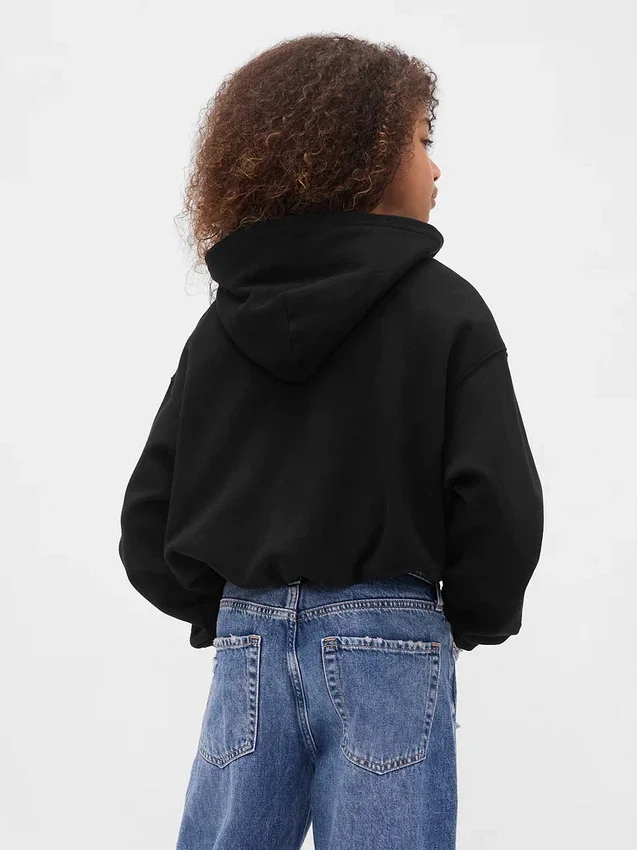 Çocuk Vintagesoft Oversized Kabarık Kapüşonlu Sweatshirt