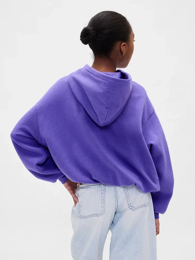 Çocuk Vintagesoft Oversized Kabarık Kapüşonlu Sweatshirt