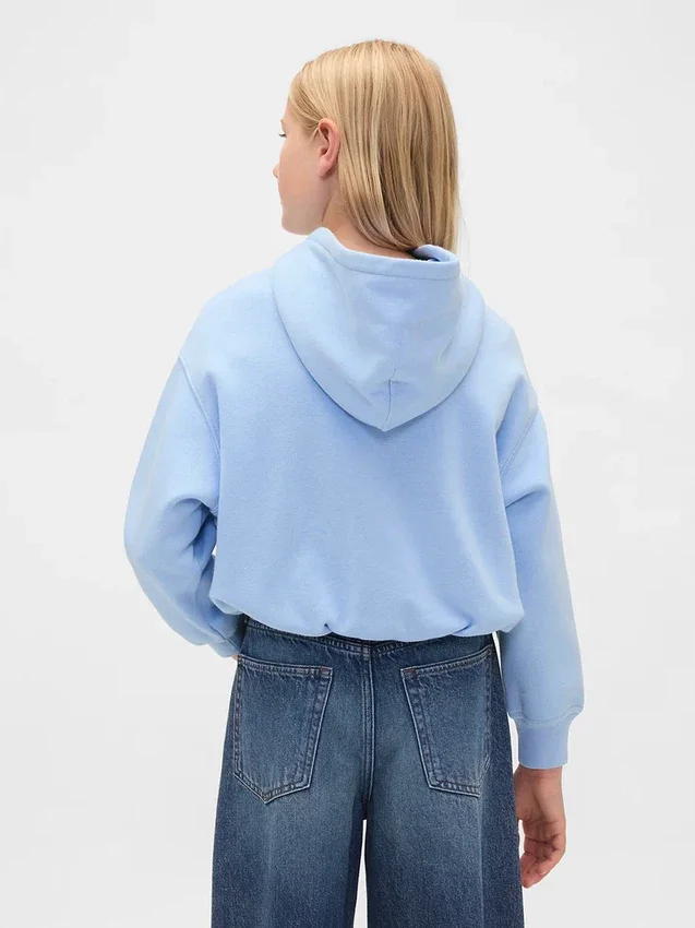 Çocuk Vintagesoft Oversized Kabarık Kapüşonlu Sweatshirt