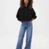 Çocuk Vintagesoft Oversized Kabarık Kapüşonlu Sweatshirt