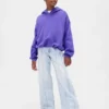 Çocuk Vintagesoft Oversized Kabarık Kapüşonlu Sweatshirt