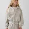 Çocuk Vintagesoft Oversized Logo Fermuarlı Kapüşonlu Sweatshirt