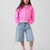 Çocuk Vintagesoft Oversized Logo Fermuarlı Kapüşonlu Sweatshirt