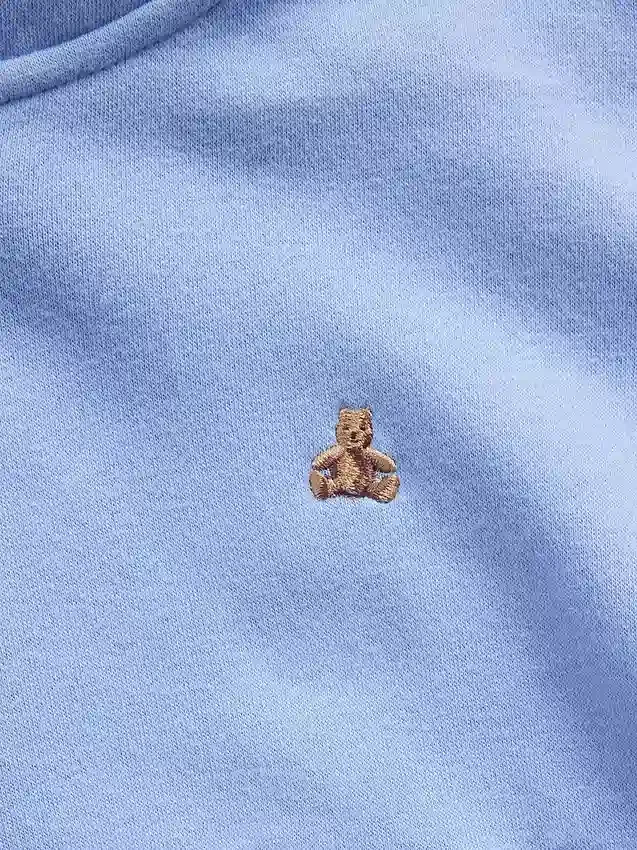 Çocuk Vintagesoft Oversized Logo Fermuarlı Kapüşonlu Sweatshirt