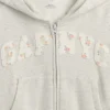 Çocuk Vintagesoft Oversized Logo Fermuarlı Kapüşonlu Sweatshirt