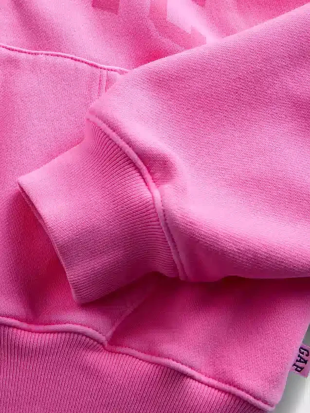 Çocuk Vintagesoft Oversized Logo Fermuarlı Kapüşonlu Sweatshirt