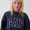 Çocuk Vintagesoft Oversized Mockneck Logo Sweatshirt