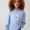 Çocuk Vintagesoft Oversized Mockneck Logo Sweatshirt