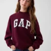 Çocuk Vintagesoft Oversized Mockneck Logo Sweatshirt