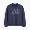 Çocuk Vintagesoft Oversized Mockneck Logo Sweatshirt