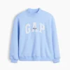 Çocuk Vintagesoft Oversized Mockneck Logo Sweatshirt
