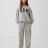 Çocuk Vintagesoft Oversized Mockneck Logo Sweatshirt
