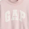 Çocuk Vintagesoft Oversized Mockneck Logo Sweatshirt