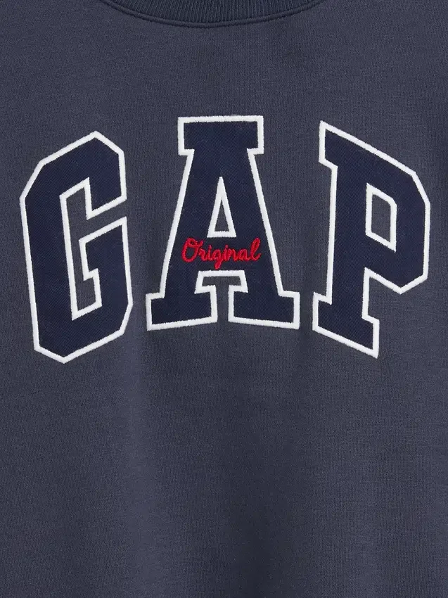 Çocuk Vintagesoft Oversized Mockneck Logo Sweatshirt