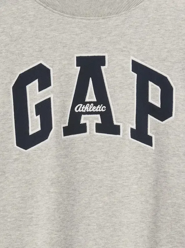 Çocuk Vintagesoft Oversized Mockneck Logo Sweatshirt