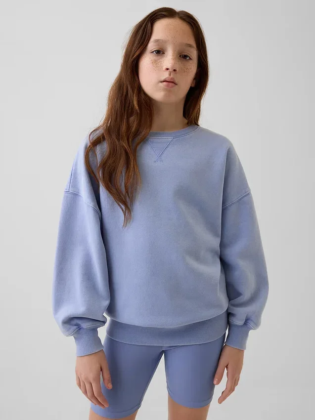 Çocuk Vintagesoft Oversized Tunik Sweatshirt