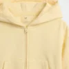 Çocuk Vintagesoft Rahat Dantel Süslemeli Fermuarlı Kapüşonlu Sweatshirt