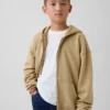 Çocuk Vintagesoft Rahat Kesim Fermuarlı Kapüşonlu Sweatshirt