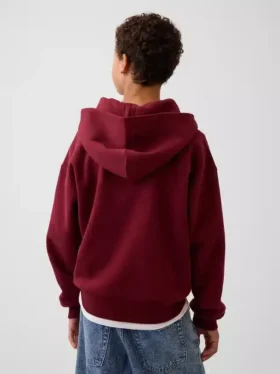 Çocuk Vintagesoft Rahat Kesim Fermuarlı Kapüşonlu Sweatshirt