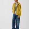 Çocuk Vintagesoft Rahat Kesim Fermuarlı Kapüşonlu Sweatshirt