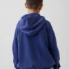 Çocuk Vintagesoft Rahat Kesim Fermuarlı Kapüşonlu Sweatshirt