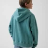 Çocuk Vintagesoft Rahat Kesim Fermuarlı Kapüşonlu Sweatshirt