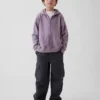 Çocuk Vintagesoft Rahat Kesim Fermuarlı Kapüşonlu Sweatshirt