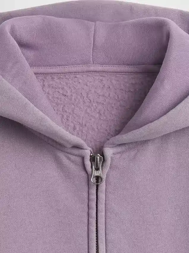 Çocuk Vintagesoft Rahat Kesim Fermuarlı Kapüşonlu Sweatshirt