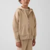 Çocuk Vintagesoft Rahat Kesim Fermuarlı Kapüşonlu Sweatshirt