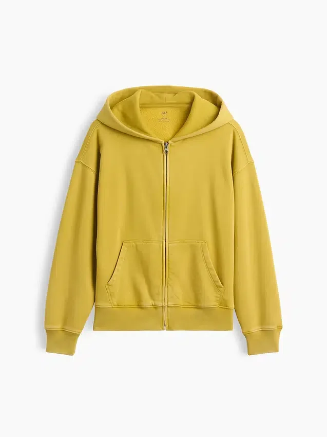 Çocuk Vintagesoft Rahat Kesim Fermuarlı Kapüşonlu Sweatshirt