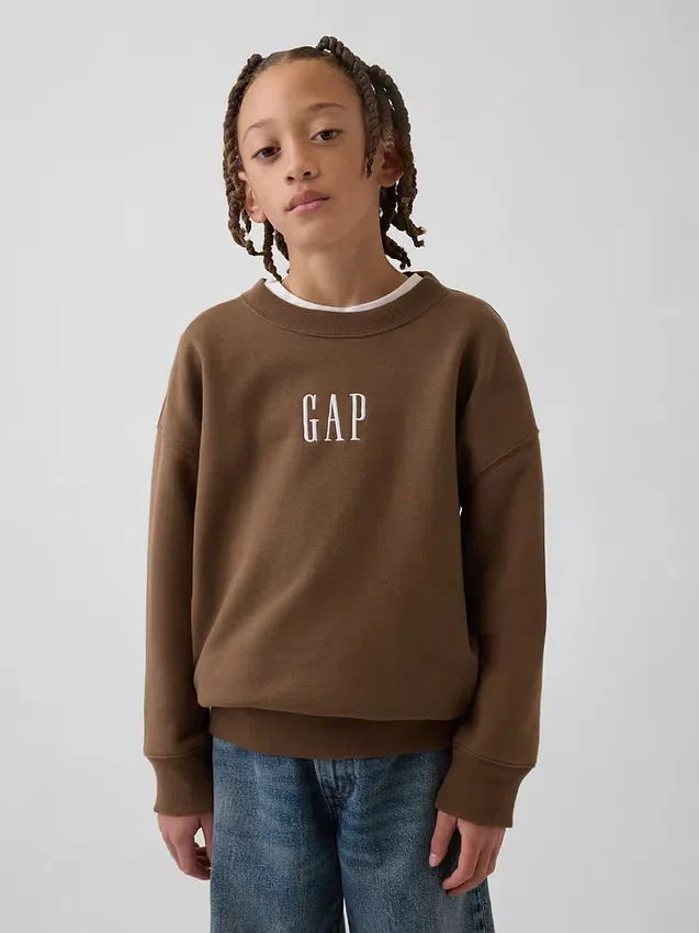 Çocuk Vintagesoft Rahat Kesim Logolu Sweatshirt