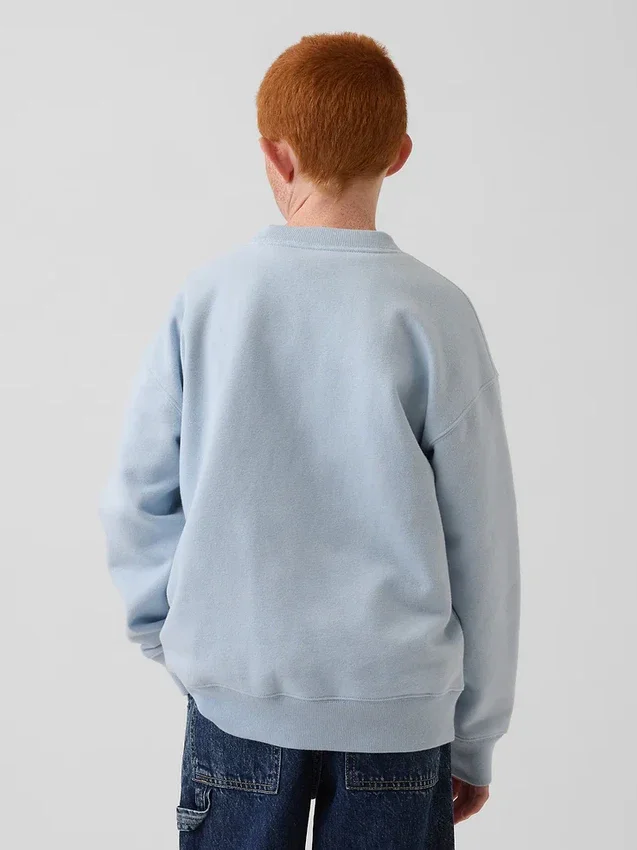 Çocuk Vintagesoft Rahat Kesim Logolu Sweatshirt