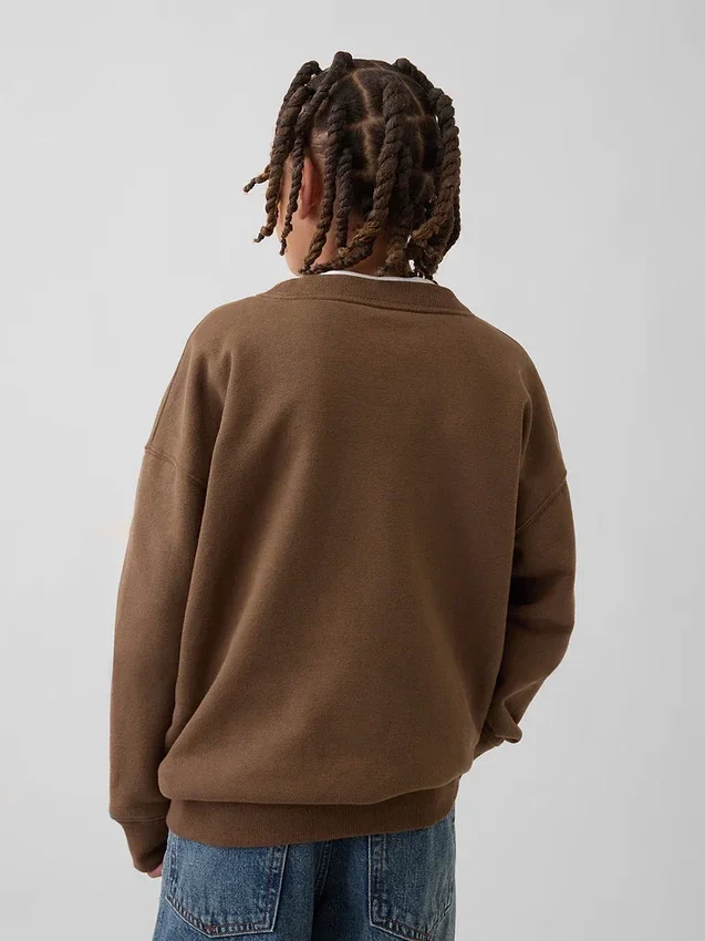 Çocuk Vintagesoft Rahat Kesim Logolu Sweatshirt