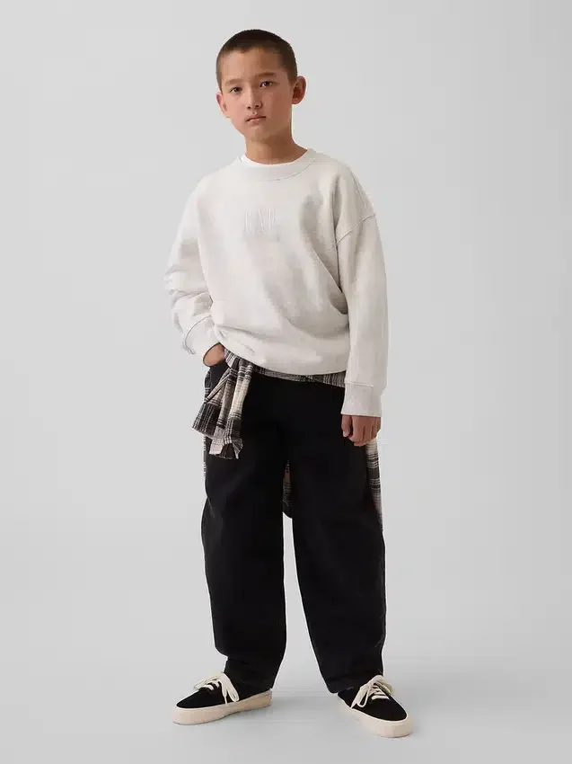 Çocuk Vintagesoft Rahat Kesim Logolu Sweatshirt