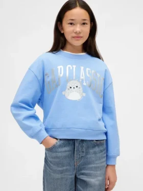 Çocuk Vintagesoft Squishmallow Logolu Sweatshirt