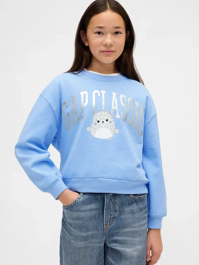 Çocuk Vintagesoft Squishmallow Logolu Sweatshirt