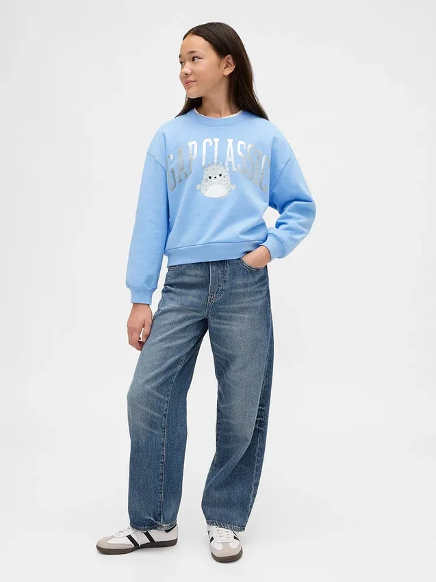 Çocuk Vintagesoft Squishmallow Logolu Sweatshirt