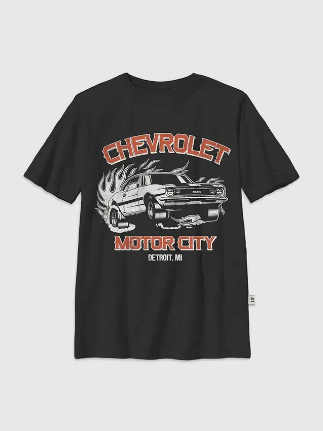 Çocuklar için Chevrolet Grafikli Tişört