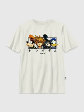 Çocuklar için Kingdom Hearts Box Up Grafik Tişört