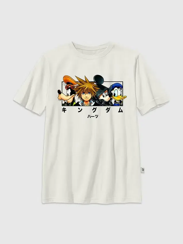 Çocuklar için Kingdom Hearts Box Up Grafik Tişört