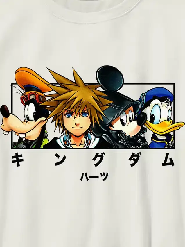 Çocuklar için Kingdom Hearts Box Up Grafik Tişört