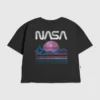 Çocuklar için NASA Pastel Uzay Grafik Tişört