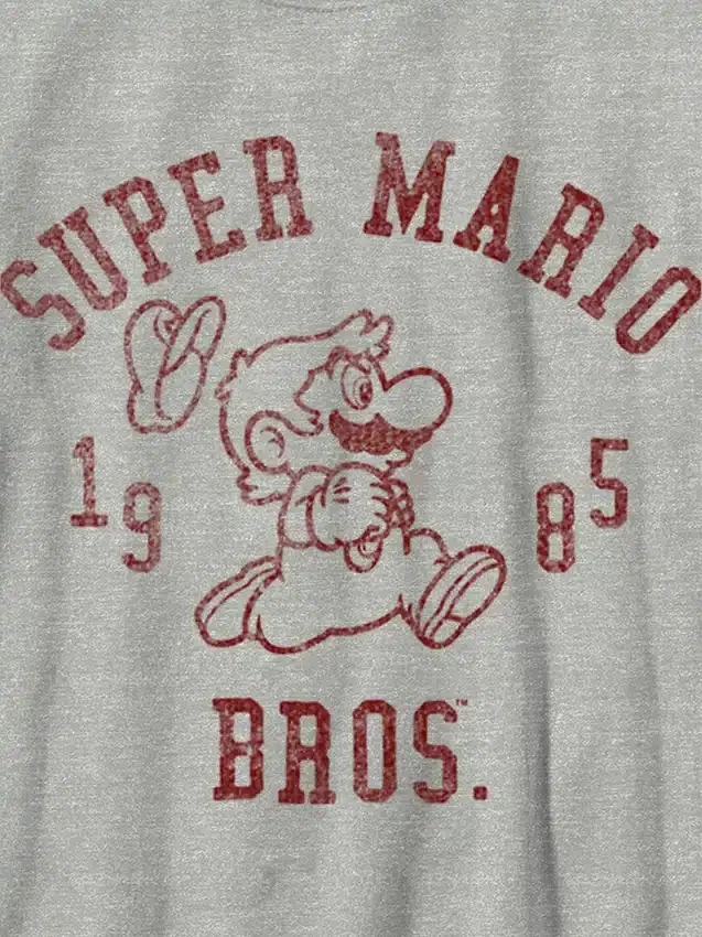 Çocuklar için Nintendo Mario Bros Grafik Tişört