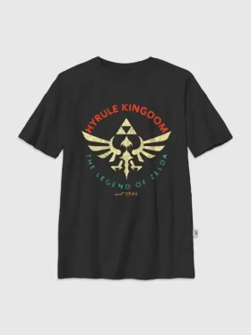 Çocuklar için Nintendo Zelda Hyrule Kingdom Grafik Tişört