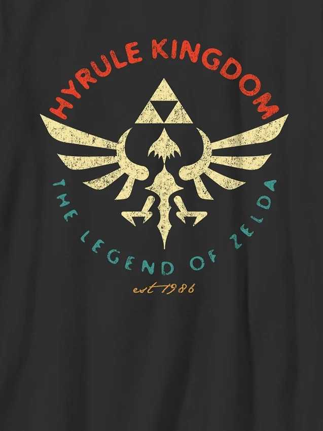 Çocuklar için Nintendo Zelda Hyrule Kingdom Grafik Tişört